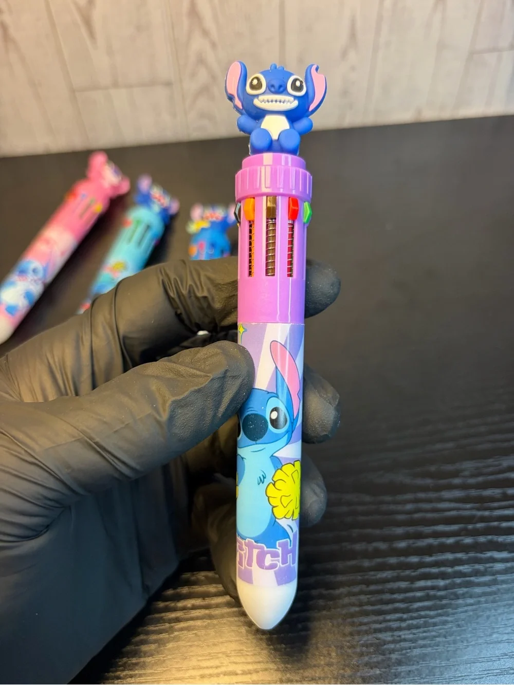 4Pcs Lilo And Stitch Character Multi-Color Retractable Pens for Kids